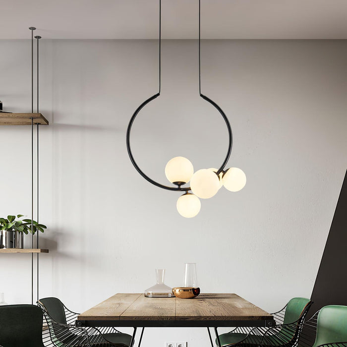 Glass Bubble Pendant Light-DWHOME