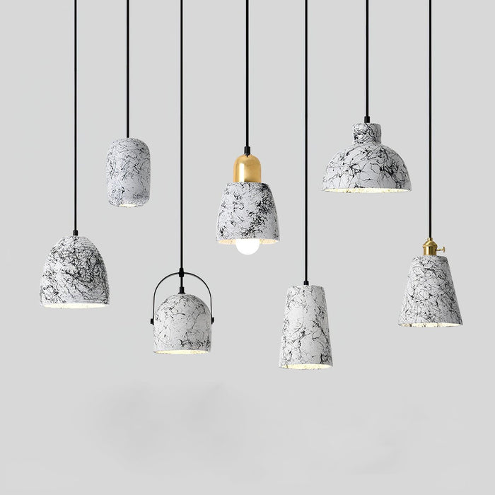 Hubble Cement Pendant Lights-DWHOME