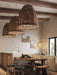 Hues Wicker Pendant Lamp-DWHOME