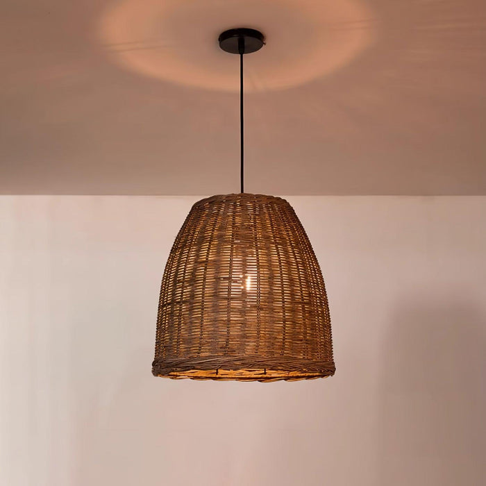 Hues Wicker Pendant Lamp-DWHOME