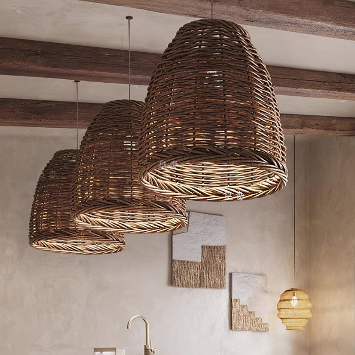 Hues Wicker Pendant Lamp-DWHOME