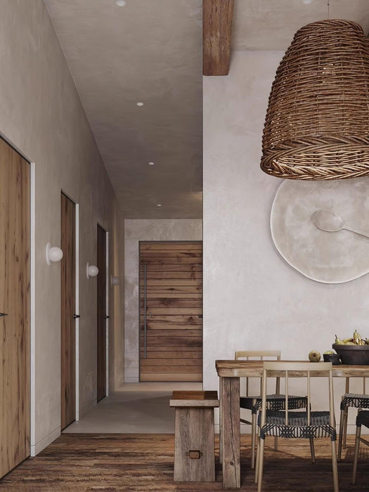 Hues Wicker Pendant Lamp-DWHOME
