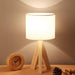 Hugo Wooden Bedside Lamp-DWHOME