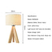Hugo Wooden Bedside Lamp-DWHOME