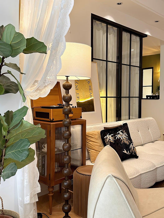 Hugo Barbell Floor Lamp-DWHOME