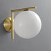 Blown Glass Opal Glass Wall Lamp-DWHOME
