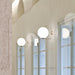 Blown Glass Opal Glass Wall Lamp-DWHOME