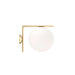 Blown Glass Opal Glass Wall Lamp-DWHOME