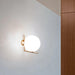 Blown Glass Opal Glass Wall Lamp-DWHOME