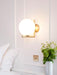 Blown Glass Opal Glass Wall Lamp-DWHOME