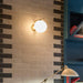 Blown Glass Opal Glass Wall Lamp-DWHOME