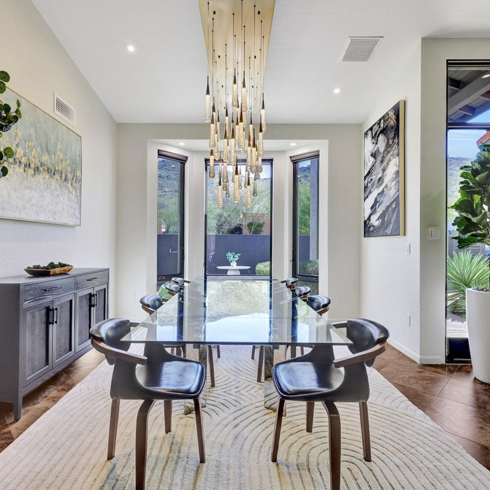 Soltaire Linear Chandelier 37"50"70"87"120"-DWHOME