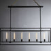 Baker Glass Lantern Rectangular Chandelier 54"-DWHOME