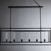 Baker Glass Lantern Rectangular Chandelier 54"-DWHOME