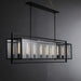 Baker Glass Lantern Rectangular Chandelier 72"-DWHOME