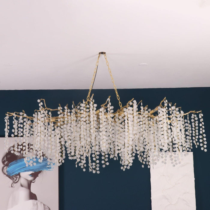 Shiro Noda Crystal Chandelier-DWHOME