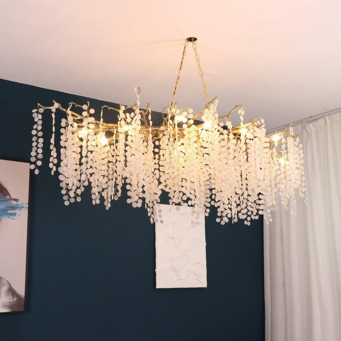 Shiro Noda Crystal Chandelier-DWHOME
