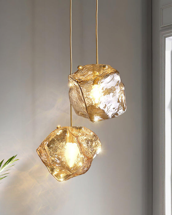 Illyria Ice Glass Pendant Lamp-DWHOME