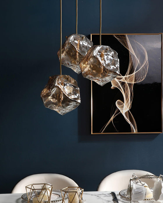 Illyria Ice Glass Pendant Lamp-DWHOME