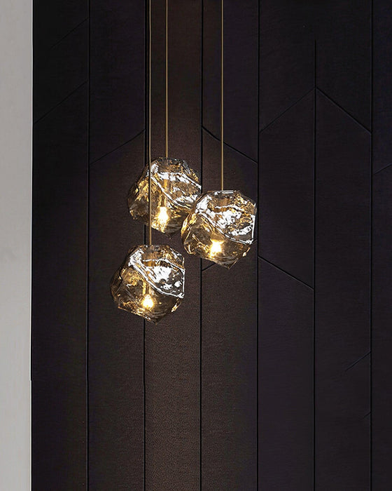 Illyria Ice Glass Pendant Lamp-DWHOME