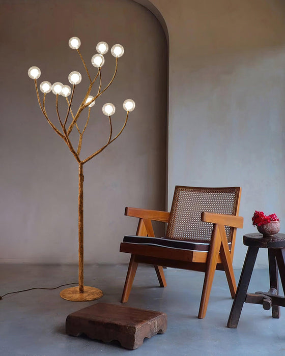 Imitation Wood Floor Lamp-DWHOME