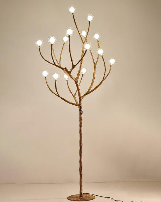 Imitation Wood Floor Lamp-DWHOME