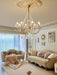 Imperial Pearl Crystal Chandelier-DWHOME