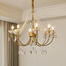 Imperial Pearl Crystal Chandelier-DWHOME