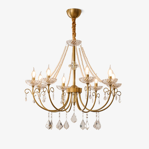Imperial Pearl Crystal Chandelier-DWHOME