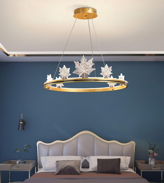 Ion Leaf Chandelier-DWHOME