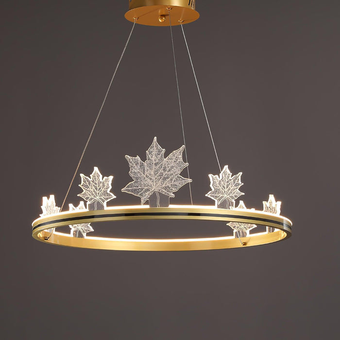 Ion Leaf Chandelier-DWHOME