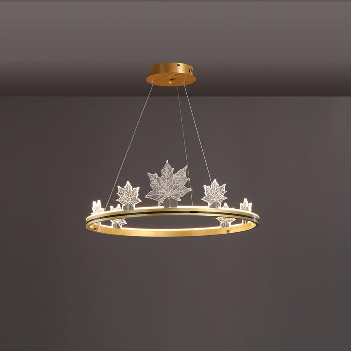 Ion Leaf Chandelier-DWHOME