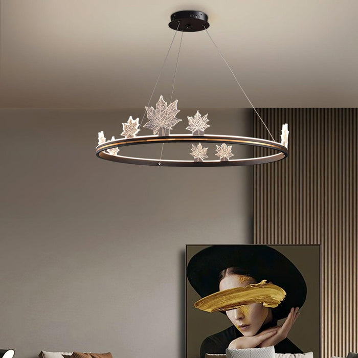 Ion Leaf Chandelier-DWHOME