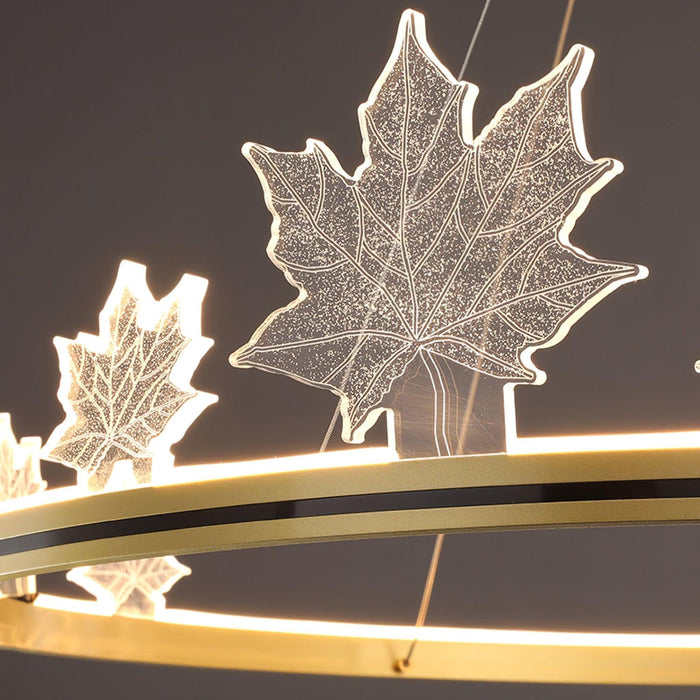 Ion Leaf Chandelier-DWHOME