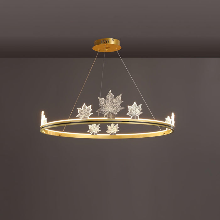 Ion Leaf Chandelier-DWHOME