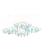 Iris Iridescent Blossom Chandelier - Vakkerlight