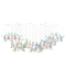 Iris Iridescent Blossom Chandelier - Vakkerlight