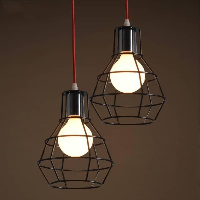 LUDVIG Iron Mesh Ceiling Lamp - DWHOME