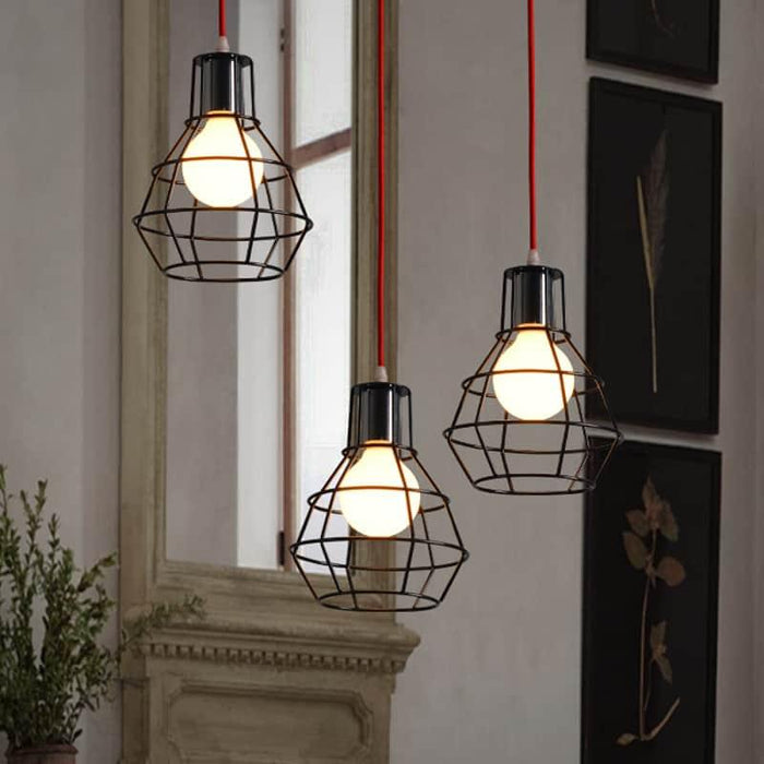 LUDVIG Iron Mesh Ceiling Lamp - DWHOME