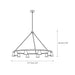 Ironstone Chandelier-DWHOME