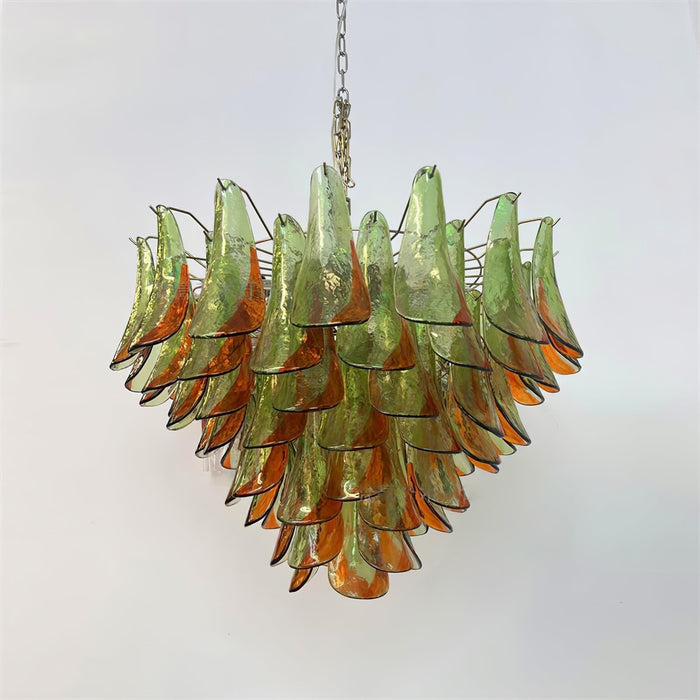 Emerald Flame Murano Glass Chandelier-DWHOME