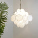 Isadora Murano White Disc Chandelier - DWHOME