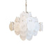 Isadora Murano White Disc Chandelier - DWHOME