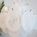 Isadora Murano White Disc Chandelier - DWHOME