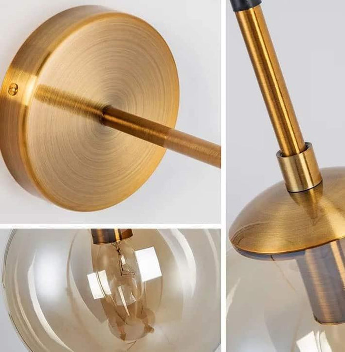 Ittina Hanging Round Globe Wall Lamp - DWHOME