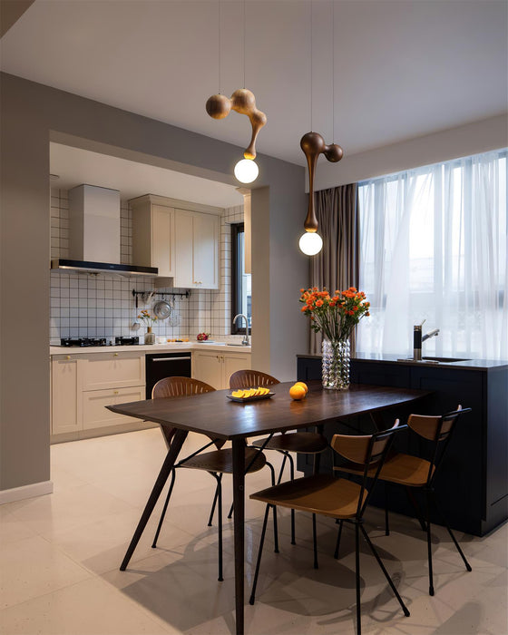 Jenna Wooden Pendant Lamp-DWHOME