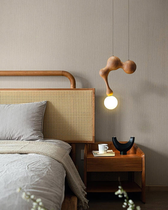 Jenna Wooden Pendant Lamp-DWHOME