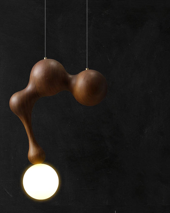Jenna Wooden Pendant Lamp-DWHOME
