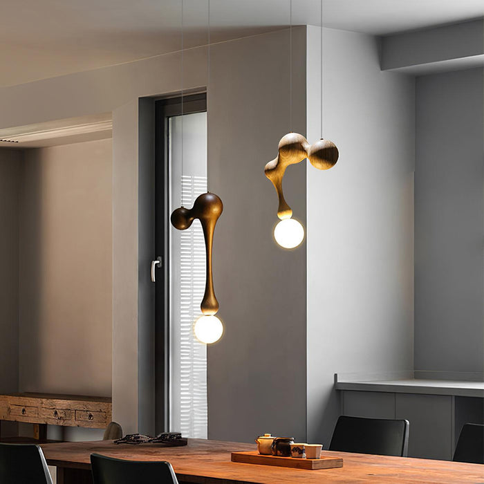 Jenna Wooden Pendant Lamp-DWHOME