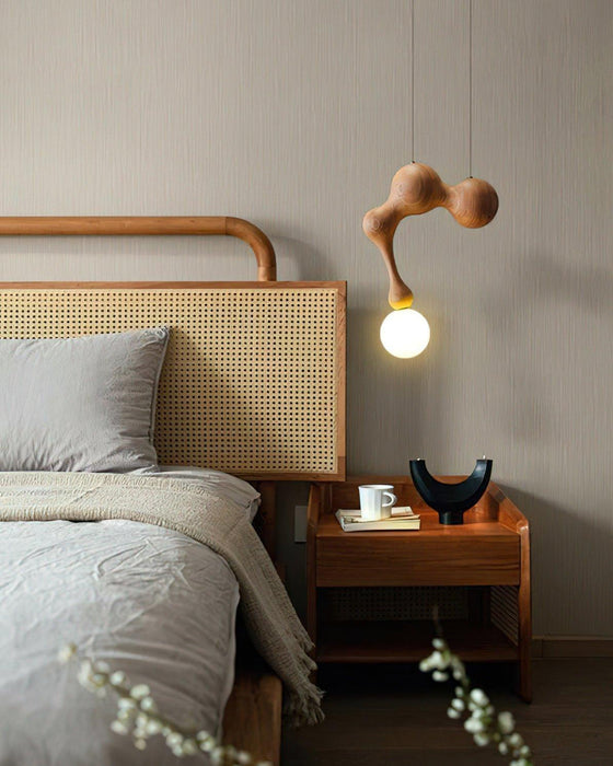 Jenna Wooden Pendant Lamp-DWHOME